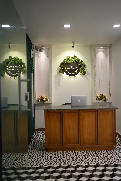 Popyz Beauty Lounge reception — Kozhikode